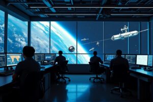 Cyber-Resilienz: Raumfahrt beginnt längst im Datenraum | Symbolbild KI-generiert © 2026 EMH AG JS by Flux