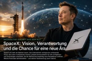 SpaceX: Vision, Verantwortung und die Chance für eine neue Ära | Symbolbild KI-generiert © 2026 EMH AG JS by OpenAI 5.5